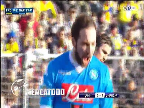 اهداف المباراة ( فروسينوني 1 -5 نابولي ) الدورى الايطالى