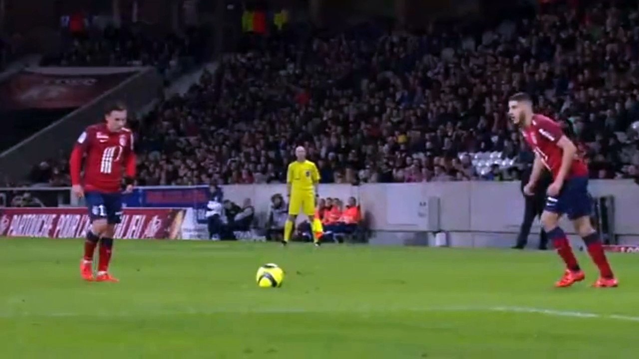 Goal Yassine Benzia ~ Lille 1-0 Nice ~