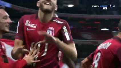 Yassine Benzia Goal - Lille 1-0 Nice - 10-01-2016