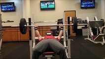 245 lbs Bench Press 4 sets of 4 reps
