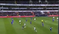 TOTTENHAM  LEICESTER CITY 1-0 GOAL Eriksen (HD)10-01-16