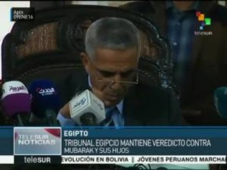Egipto: tribunal mantiene sentencia contra los Mubarak por corrupción