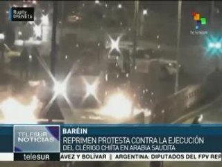 Baréin: reprimen protesta contra ejecución de clérigo chiíta