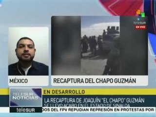 México: inician proceso para extraditar a El chapo Guzmán a EE.UU.