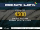 Infografía: Despidos masivos en Argentina