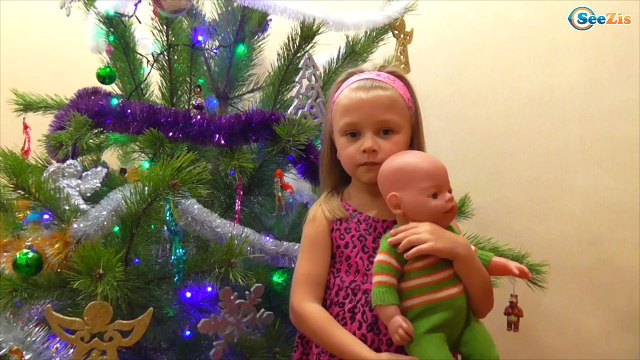 ✔ Беби Борн и Ярослава. Поздравление с Наступающим Новым Годом - Doll Baby Born with Yaroslava ✔