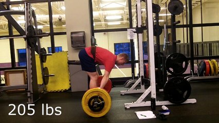 225 lbs Power Clean PR