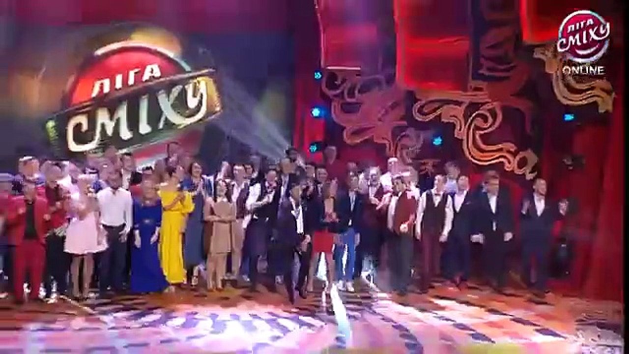 Начало, песня Лига Смеха и представление жюри ...