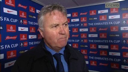 Guus Hiddink on Scunthorpe Utd  match