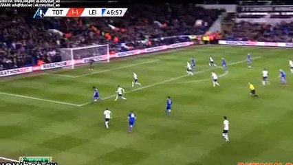 Okazaki S. Goal - Tottenham 1 - 2 Leicester - 10-01-2016