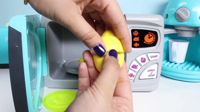Play@Home Four À Micro-Ondes Jouet Play-Doh Comme À La Maison Jouet De Coupe De Cuisine Set De Jouets De Vidéos
