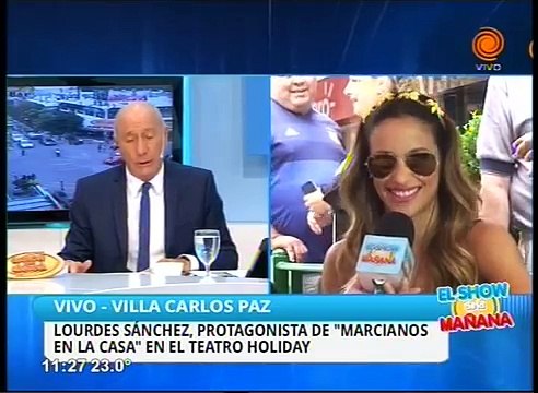 Lourdes habla del éxito de Marcianos en la Casa en el Show de la Mañana - 07 de Enero