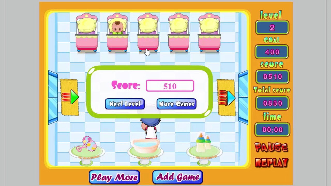 Baby Care Rush Flash - Game for kids