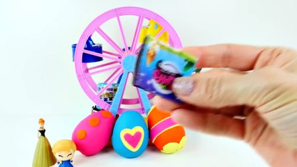 ELSA BAKES A CAKE --- FROZEN BAKERY-Playdoh Stop Motion video.