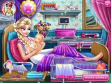 Мультик: Frozen games: Elsa Birth Care / Холодное сердце: Эльза рожает малыша