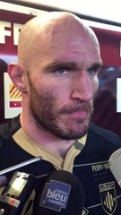 La réaction d'Alasdair Strokosch après la victoire de l'USAP contre Lyon