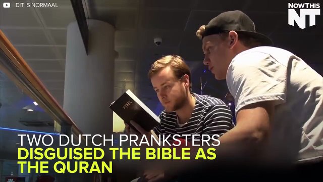 Dutch Pranksters Filmed People's Reactions To Quran...