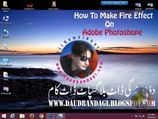 How To Make Fire Effect On Adobe Photoshope