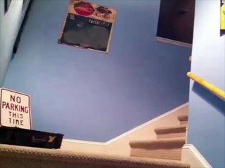 Sibling Scare Prank Leads To Epic Fall