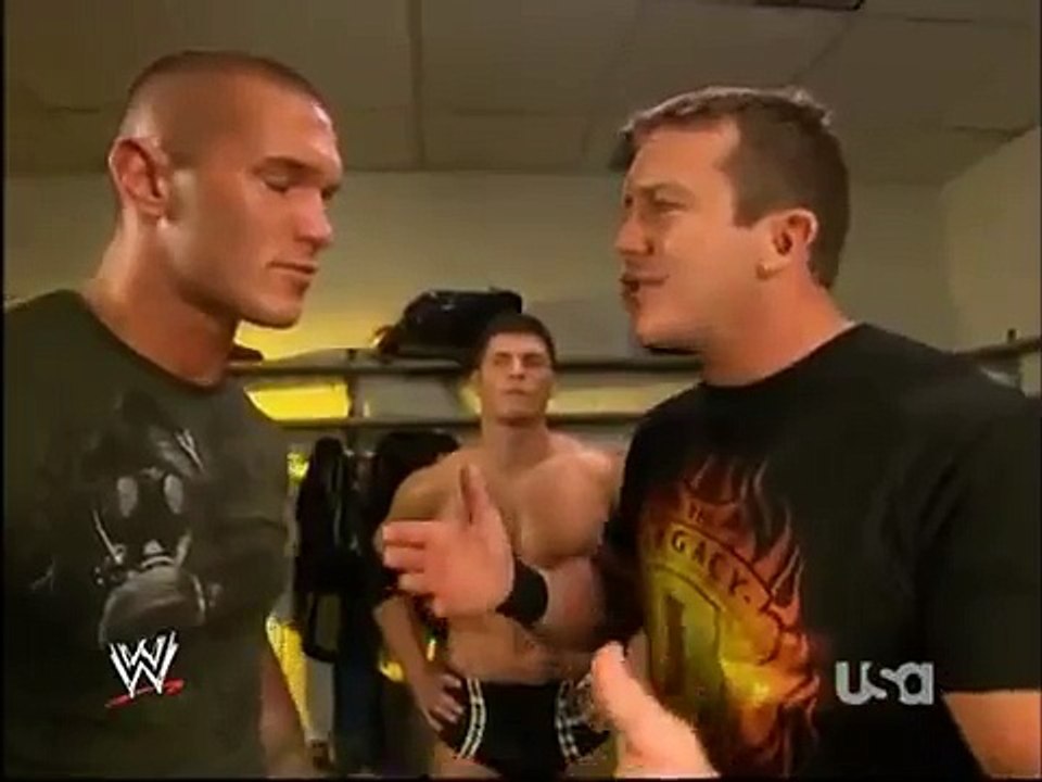 Ted DiBiase and Randy Orton has harsh words for each other backstage