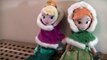 Disney Store FROZEN ELSA and ANNA Coronation Dress Plush Dolls Toy review