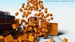 VIDS for KIDS in 3d (HD) Trains for Children wrecking Cubes, Learn Counting and have Fun A