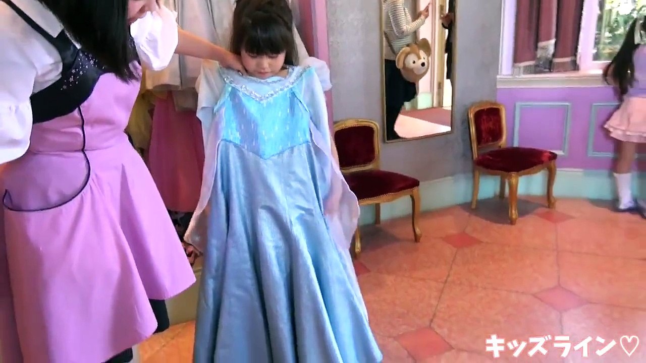 エルサ ♡ ビビディ・バビディ・ブティック Bibbidi Bobbidi Boutique Disneys Frozen Elsa アナと雪の女王 ディズニープリンセス