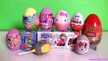 Eggo Toys Surprise Eggs Shopkins Basket Peppa Pig Disney Frozen Princess Minnie MyLittlePo