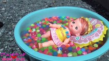 メルちゃん ネネちゃん 水着 で スーパーボール の プール 水遊び お風呂 おもちゃ アニメ animation アニメきっず animekids Baby Doll mellc