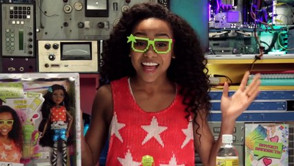 Bryden Bandweth doll with Glow Stick Experiment