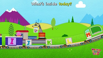 Alphabet Train Food Train | Mother Goose Club Rhymes for Kids