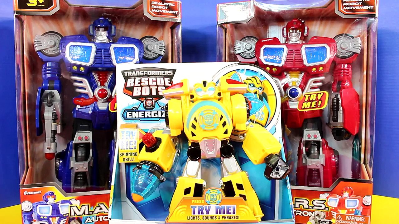 Playskool Heroes Bumblebee & MARS Robot With Rescue Bots Toys