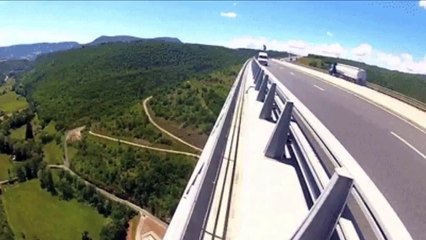 Base jumping off moving van  Laugh your heart