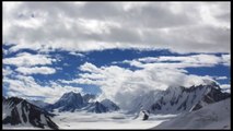 Snow Lake in Time Lapse. Gilgit-Baltistan, Pakistan
