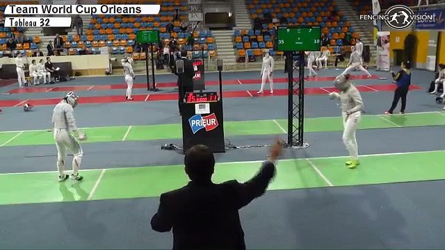 CdM sabre dames Orléans 2015 - matchs par équipes piste verte 01/11/2015