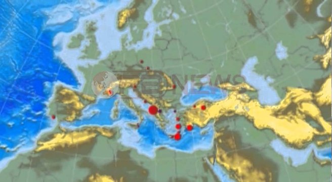 Dy lëkundje të njëpasnjëshme tërmeti në Tiranë, 3.4 dhe 5 të shkallës Rihter - Ora News-