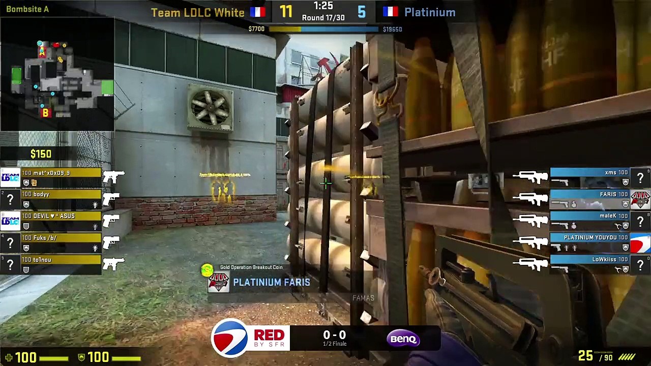 ESWC PGW Open CSGO -  LDLC White vs Platinium 1/2 (FR)