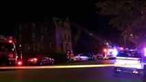 Woman found stabbed to death in burning Washington Park building