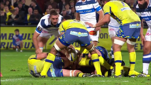 TOP 14 - Clermont - Castres : 42-13 - Essai Nick ABENDANON (CLE) - Saison 2015/2016