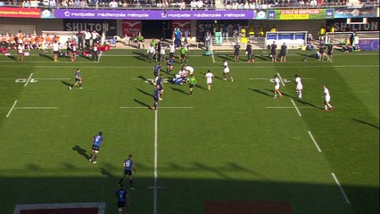 TOP 14 - Montpellier - Toulouse : 25-33 - Essai Toby FLOOD (TOU) - Saison 2015/2016