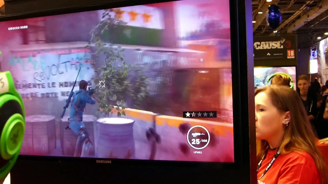 Extrait / Gameplay - Just Cause 3 (Gameplay Voiture, Wingsuit et à Pied PGW 2015)