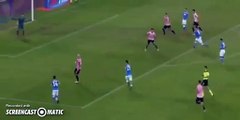 Dries Mertens scores lovely goal for Napoli; Celebrates by throwing really weird hissy fit