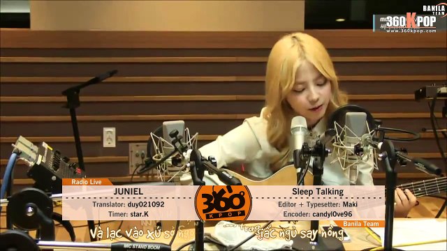 [Vietsub] 150910 JUNIEL - Sleep Talking {Banila Team}