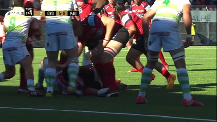 TOP 14 - Résumé Oyonnax - Pau : 42-23 - J7 - Saison 2015/2016