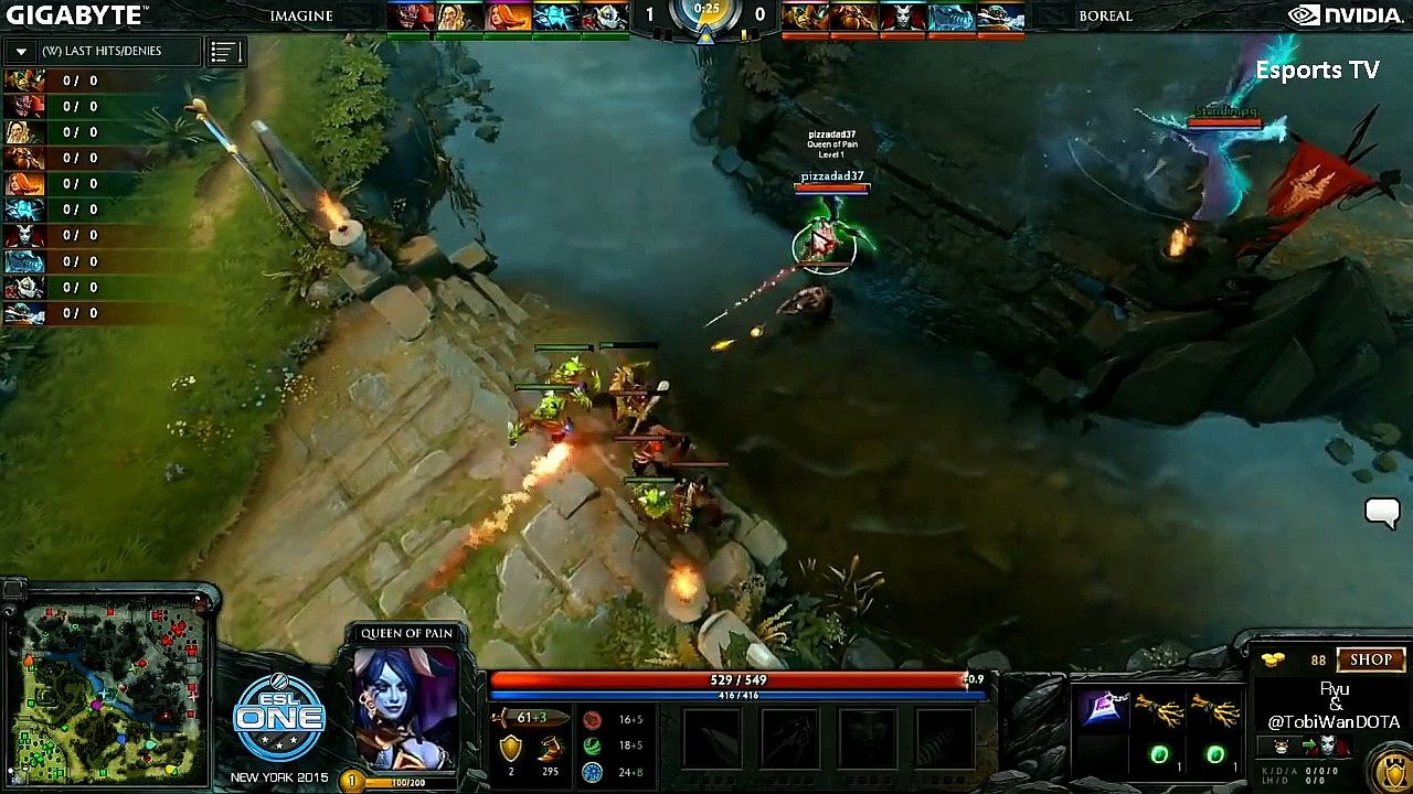 Boreal vs Imagine Game 2 | DOTA 2 ESL One New York 2015 - R16 | Boreal Esports vs Team Ima