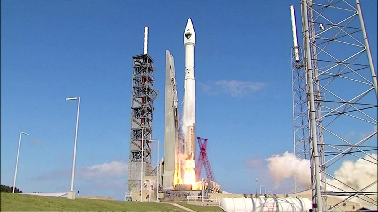 Atlas V rocket blasts off on space mission