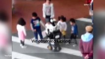 Japanese Researchers Let Humanoid Loose Among Children