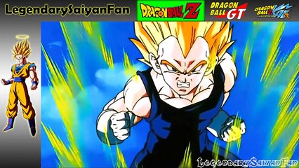 DBZ Remastered SSJ Goku & SSJ Vegeta Vs. Super Buu Gohan Absorbed (1080p HD)