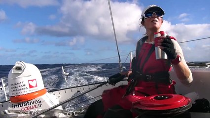 Jour7- Initiatives-Coeur (T. de Lamotte - S. Davies) -Transat Jacques Vabre 2015 -