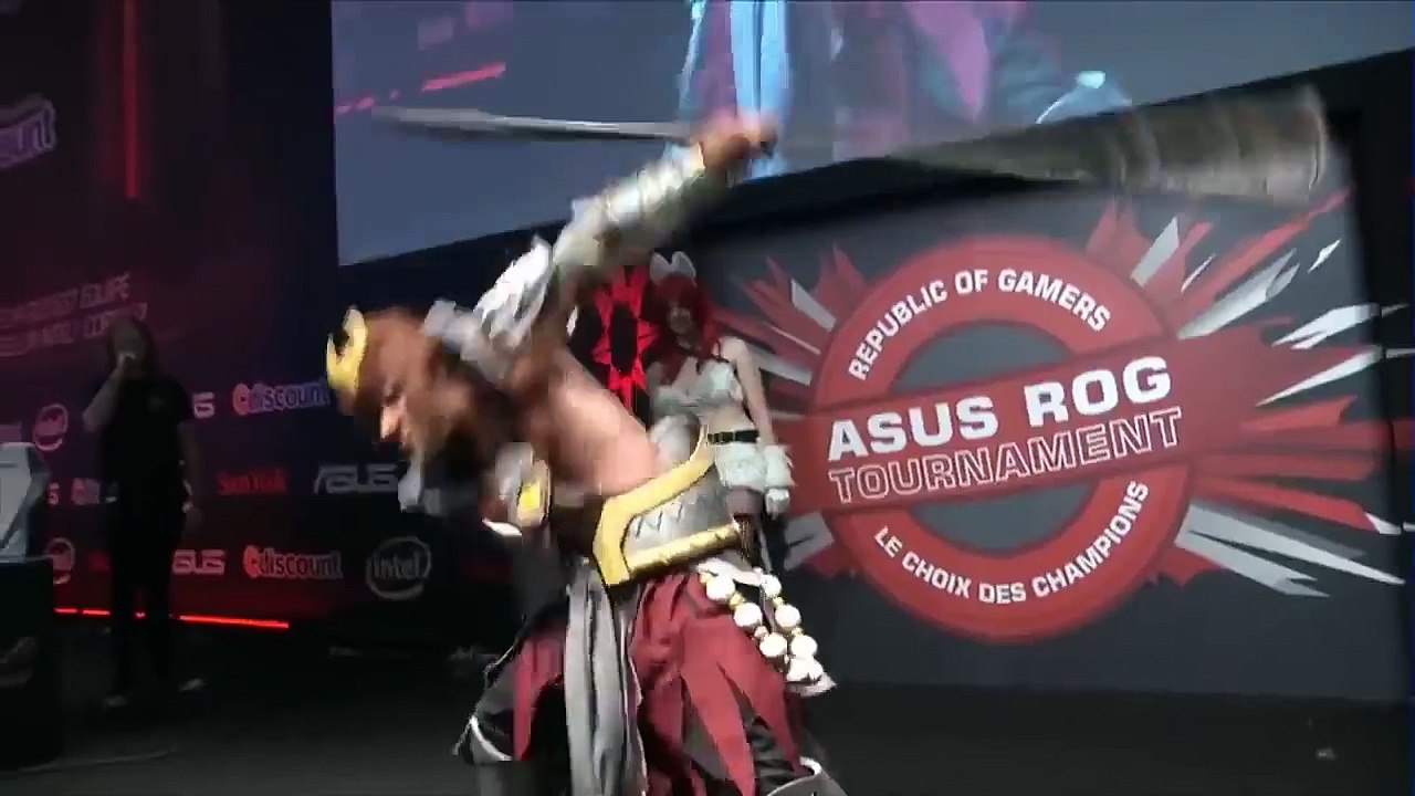 Craft cosplay demonstration asus Rog 2014